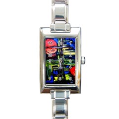 Between Two Moons 1 Rectangle Italian Charm Watch by bestdesignintheworld