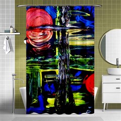 Between Two Moons 1 Shower Curtain 48  X 72  (small)  by bestdesignintheworld