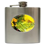 Yellow Chik 5 Hip Flask (6 oz) Front