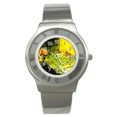 Yellow Chik 5 Stainless Steel Watch by bestdesignintheworld