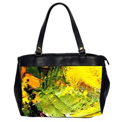 Yellow Chik 5 Oversize Office Handbag (2 Sides) by bestdesignintheworld