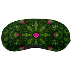 The Most Sacred Lotus Pond  With Bloom    Mandala Sleeping Masks by pepitasart