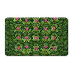 The Most Sacred Lotus Pond With Fantasy Bloom Magnet (rectangular) by pepitasart