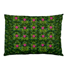 The Most Sacred Lotus Pond With Fantasy Bloom Pillow Case by pepitasart