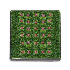 The Most Sacred Lotus Pond With Fantasy Bloom Memory Card Reader (square 5 Slot)