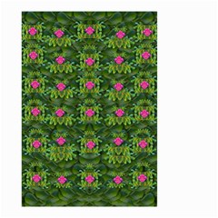 The Most Sacred Lotus Pond With Fantasy Bloom Small Garden Flag (two Sides)