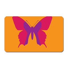 Butterfly Wings Insect Nature Magnet (rectangular) by Nexatart