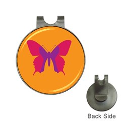 Butterfly Wings Insect Nature Hat Clips With Golf Markers by Nexatart