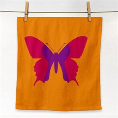 Butterfly Wings Insect Nature Face Towel by Nexatart