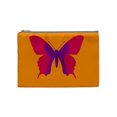 Butterfly Wings Insect Nature Cosmetic Bag (medium) by Nexatart