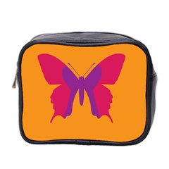 Butterfly Wings Insect Nature Mini Toiletries Bag (two Sides) by Nexatart