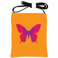 Butterfly Wings Insect Nature Shoulder Sling Bag by Nexatart