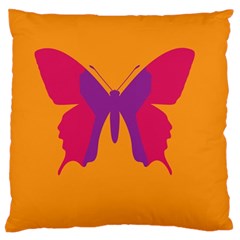 Butterfly Wings Insect Nature Large Cushion Case (one Side) by Nexatart