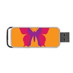 Butterfly Wings Insect Nature Portable USB Flash (One Side) Front