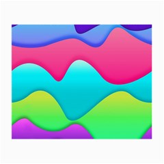 Lines Curves Colors Geometric Lines Small Glasses Cloth by Nexatart