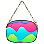 Lines Curves Colors Geometric Lines Chain Purse (Two Sides) Front