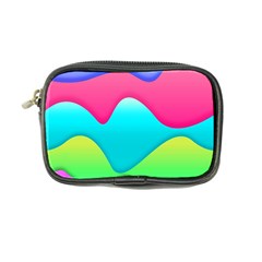 Lines Curves Colors Geometric Lines Coin Purse by Nexatart