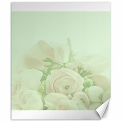 Pastel Roses Background Romantic Canvas 20  X 24  by Nexatart