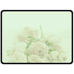 Pastel Roses Background Romantic Fleece Blanket (large)  by Nexatart