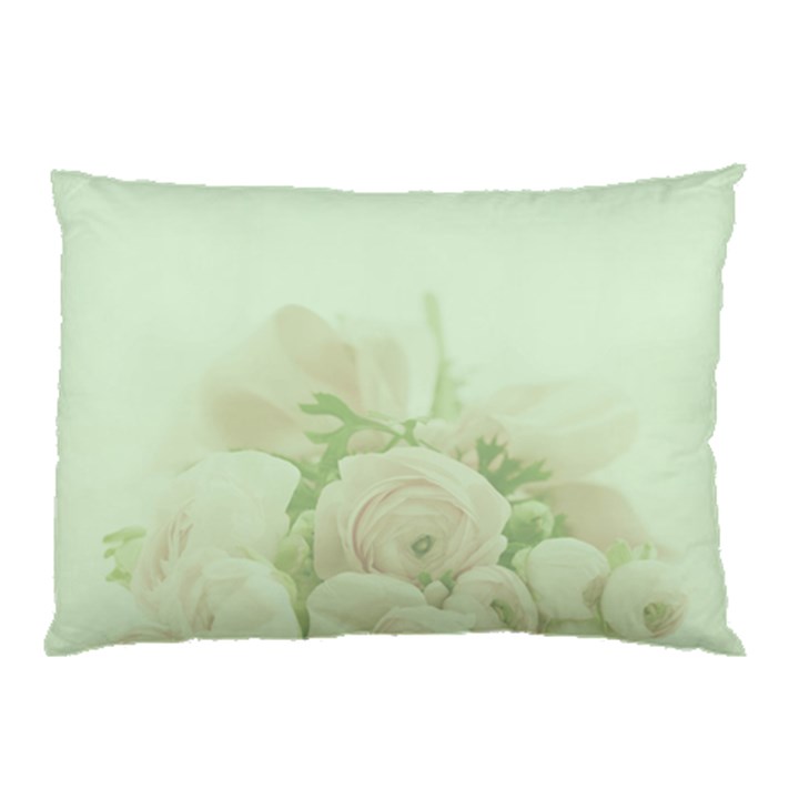 Pastel Roses Background Romantic Pillow Case (Two Sides)