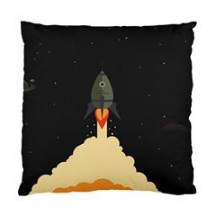 Rocket Space Stars Standard Cushion Case (two Sides) by Nexatart