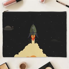 Rocket Space Stars Cosmetic Bag (xxxl) by Nexatart