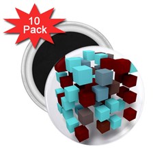 Matrix Network Data Exchange 2 25  Magnets (10 Pack)  by Nexatart