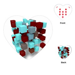 Matrix Network Data Exchange Playing Cards (heart) by Nexatart