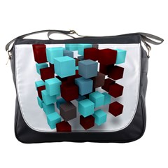 Matrix Network Data Exchange Messenger Bag by Nexatart