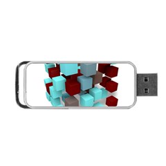 Matrix Network Data Exchange Portable Usb Flash (two Sides) by Nexatart