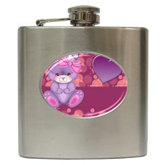 Illustration Love Celebration Hip Flask (6 Oz) by Nexatart