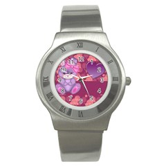 Illustration Love Celebration Stainless Steel Watch by Nexatart