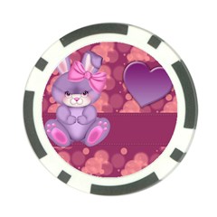 Illustration Love Celebration Poker Chip Card Guard (10 Pack) by Nexatart