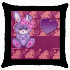 Illustration Love Celebration Throw Pillow Case (black) by Nexatart