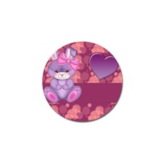 Illustration Love Celebration Golf Ball Marker by Nexatart