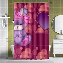 Illustration Love Celebration Shower Curtain 48  X 72  (small)  by Nexatart