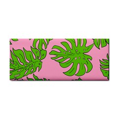 Leaves Tropical Plant Green Garden Hand Towel by Nexatart