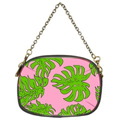 Leaves Tropical Plant Green Garden Chain Purse (two Sides) by Nexatart