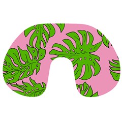 Leaves Tropical Plant Green Garden Travel Neck Pillows by Nexatart