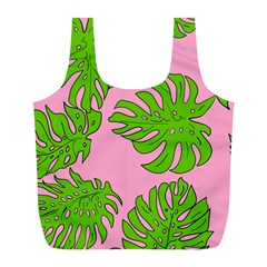 Leaves Tropical Plant Green Garden Full Print Recycle Bag (l) by Nexatart