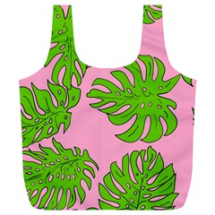 Leaves Tropical Plant Green Garden Full Print Recycle Bag (xl) by Nexatart