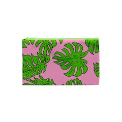 Leaves Tropical Plant Green Garden Cosmetic Bag (xs) by Nexatart