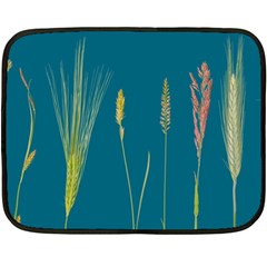 Grass Grasses Blade Of Grass Double Sided Fleece Blanket (mini)  by Nexatart