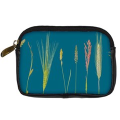 Grass Grasses Blade Of Grass Digital Camera Leather Case by Nexatart