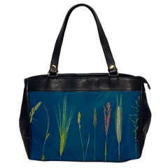 Grass Grasses Blade Of Grass Oversize Office Handbag by Nexatart