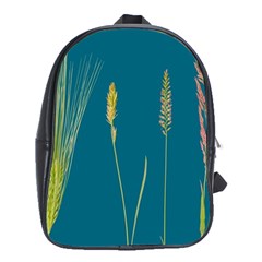 Grass Grasses Blade Of Grass School Bag (xl) by Nexatart