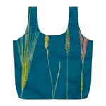 Grass Grasses Blade Of Grass Full Print Recycle Bag (L) Front