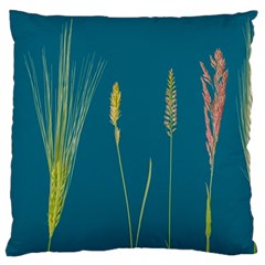 Grass Grasses Blade Of Grass Large Flano Cushion Case (one Side) by Nexatart