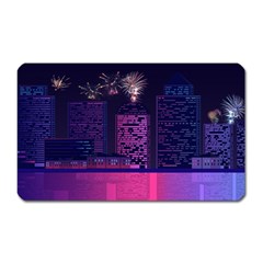 Architecture Home Skyscraper Magnet (rectangular) by Nexatart