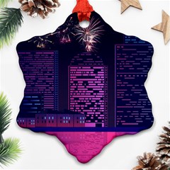 Architecture Home Skyscraper Ornament (snowflake) by Nexatart